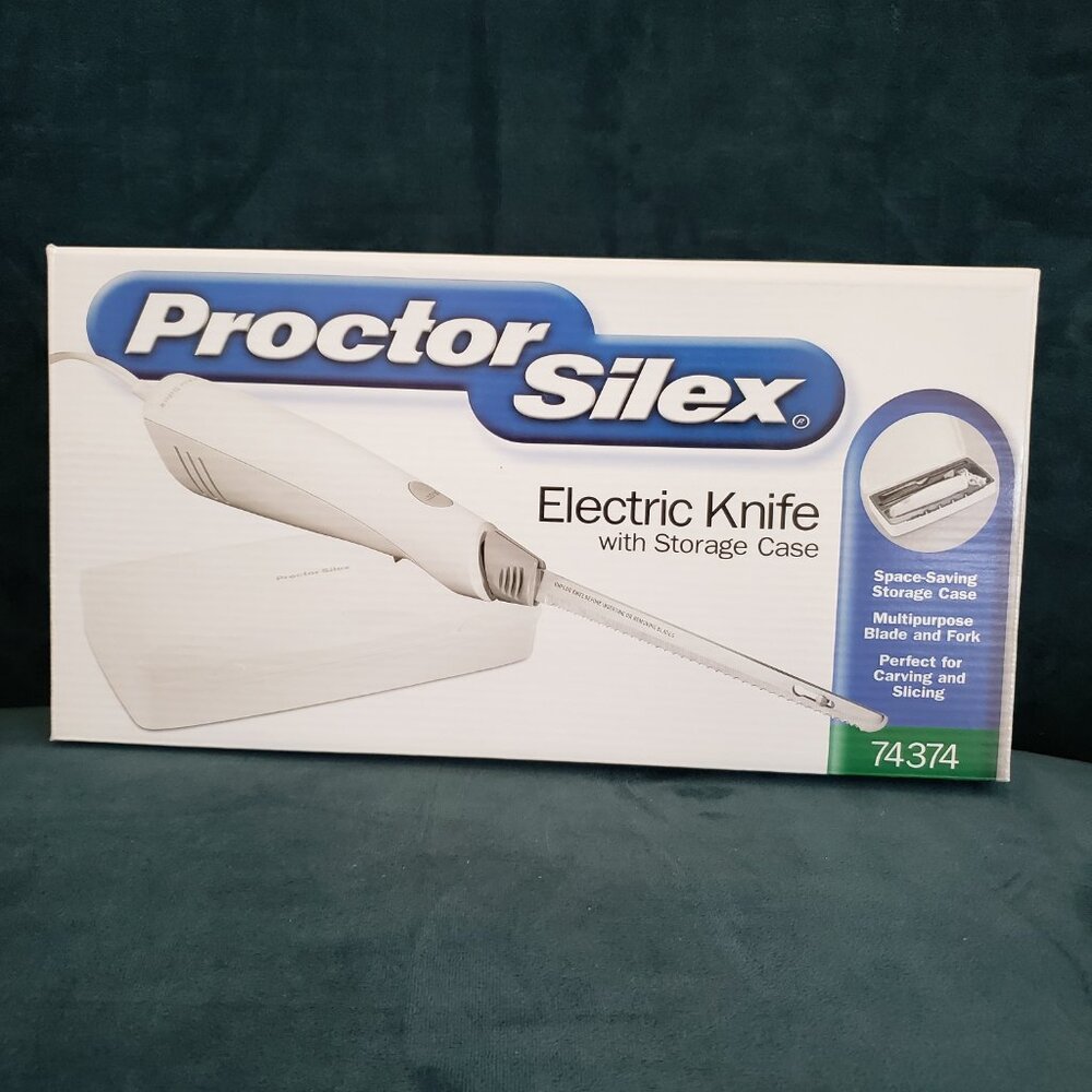 Proctor Silex Electric Knife with Storage Case